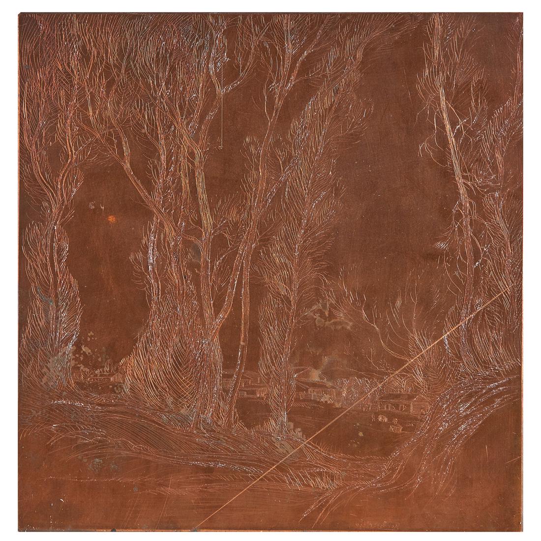 Etching plate, Roi Partridge (1 of 2)