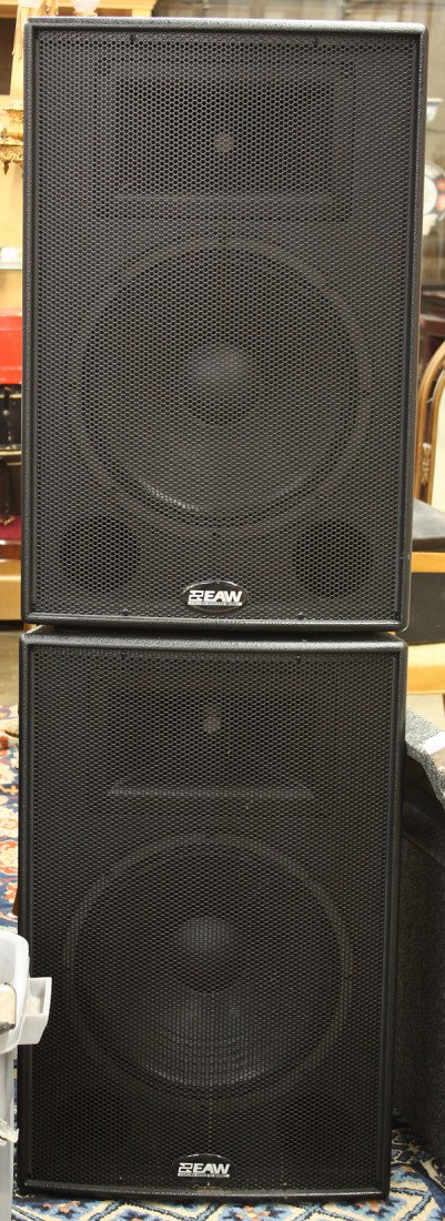 Audio equipment: Pair of Eastern Acoustic Works EAW road speakers, model FR159z