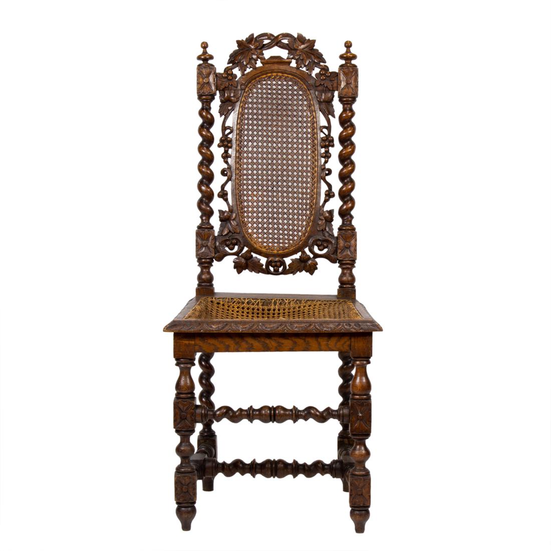 (lot of 2) Jacobean style side chairs (1 of 4)