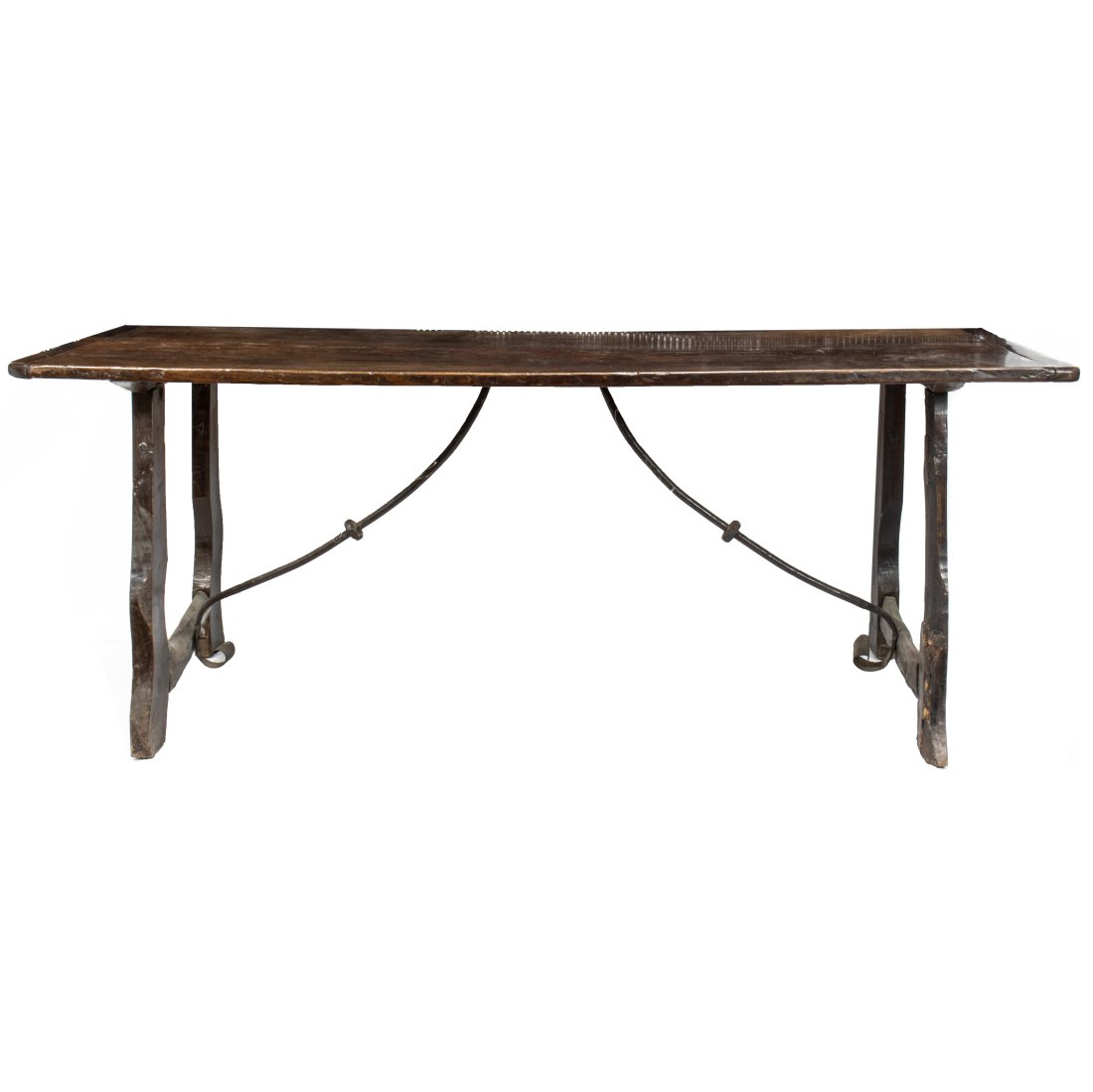 A Spanish Colonial trestle table (1 of 2)