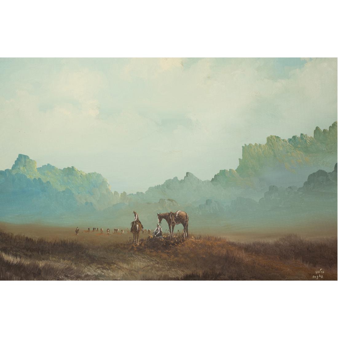 Painting, Lester Hughes (1 of 4)