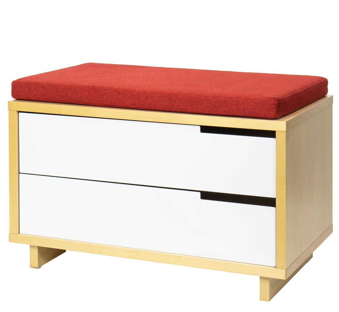 A Blu Dot two drawer maple cabinet (1 of 3)