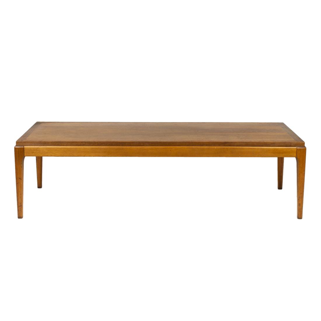 A Lane rectangular coffee table: A Lane rectangular coffee table, 14"h x 50.5"w x 19.5"d