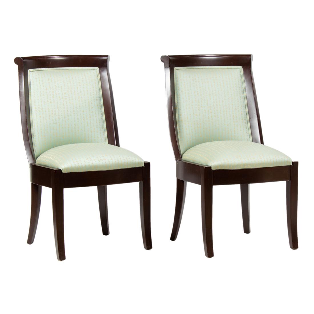 (lot of 8) Suite of custom designed dining chairs (1 of 3)