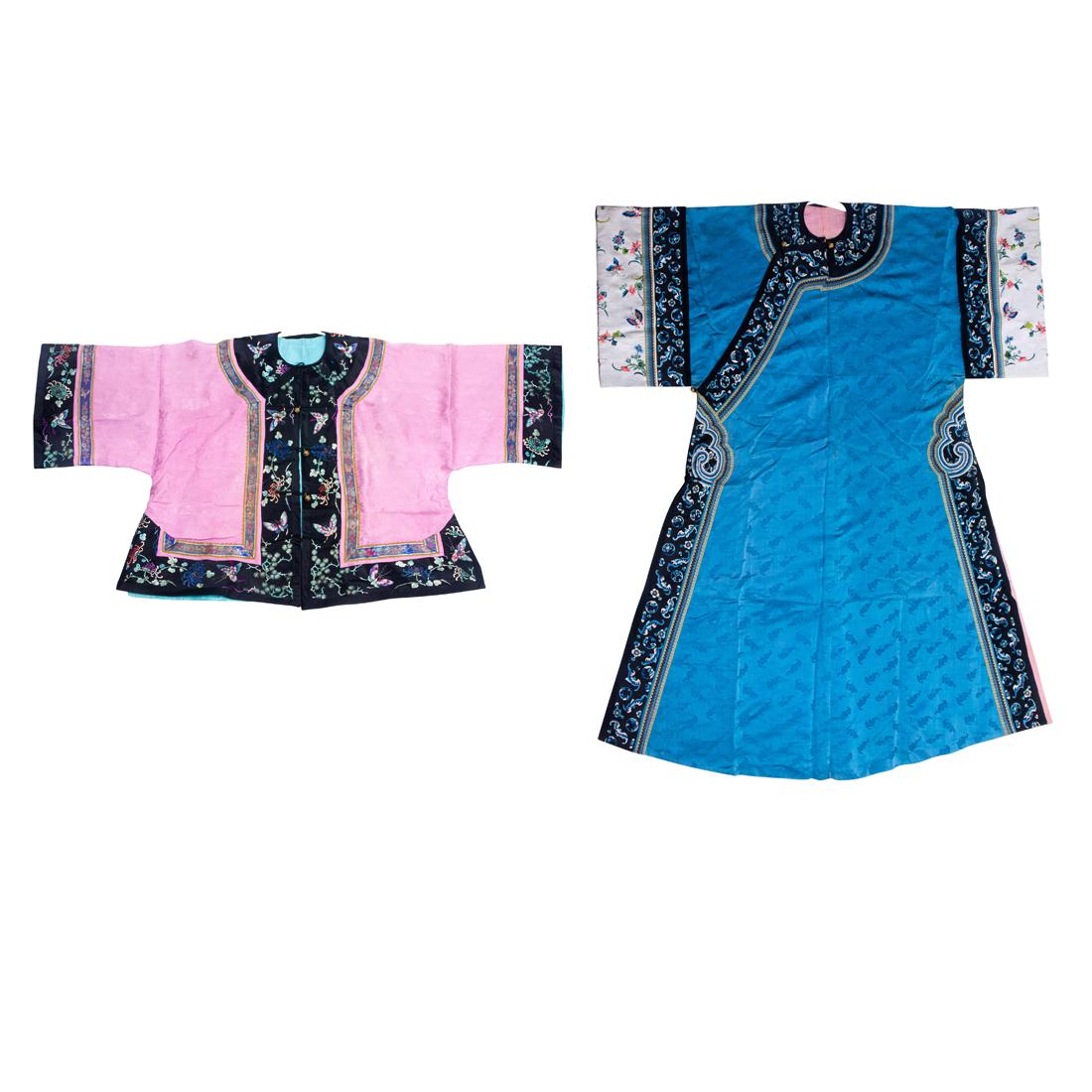 (lot of 2) Chinese embroidered women's clothes (1 of 4)