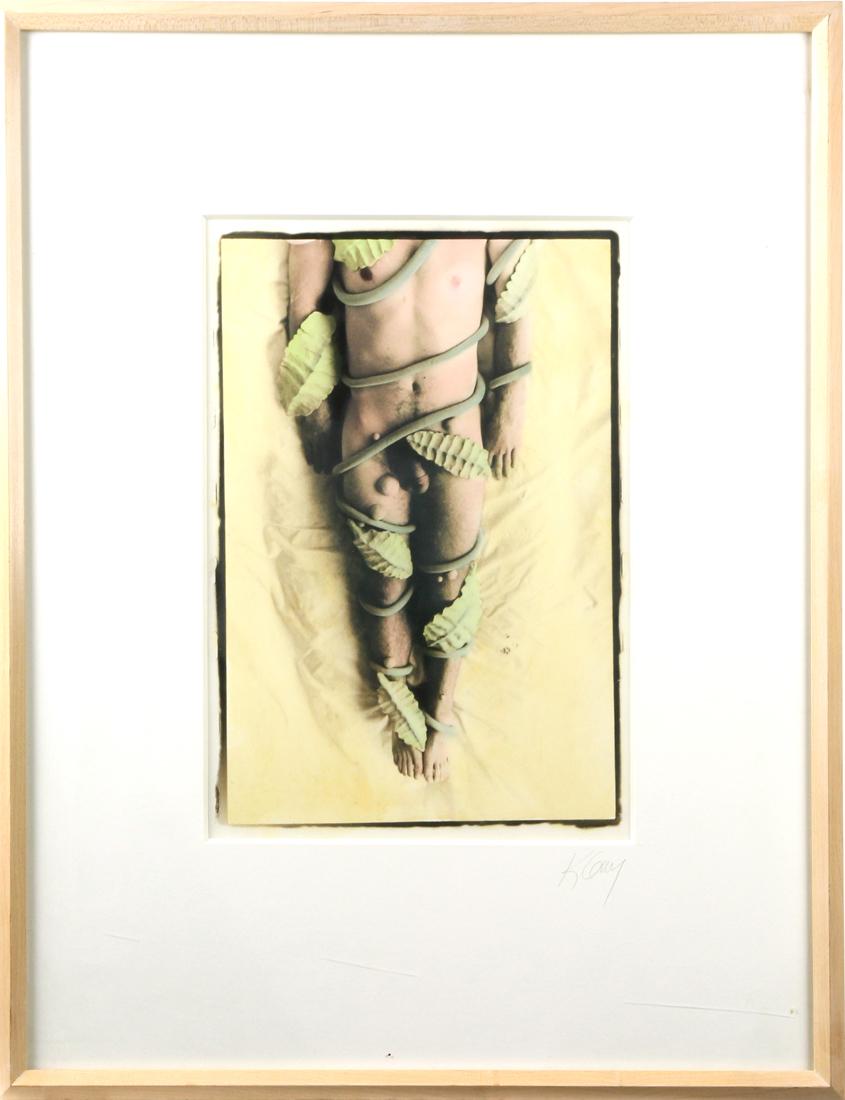 Photograph, American School: American School (20th century), Entangled Nude, photograph in colors, signed "K. Guy" lower right, overall (with frame): 23"h x 17.5"w