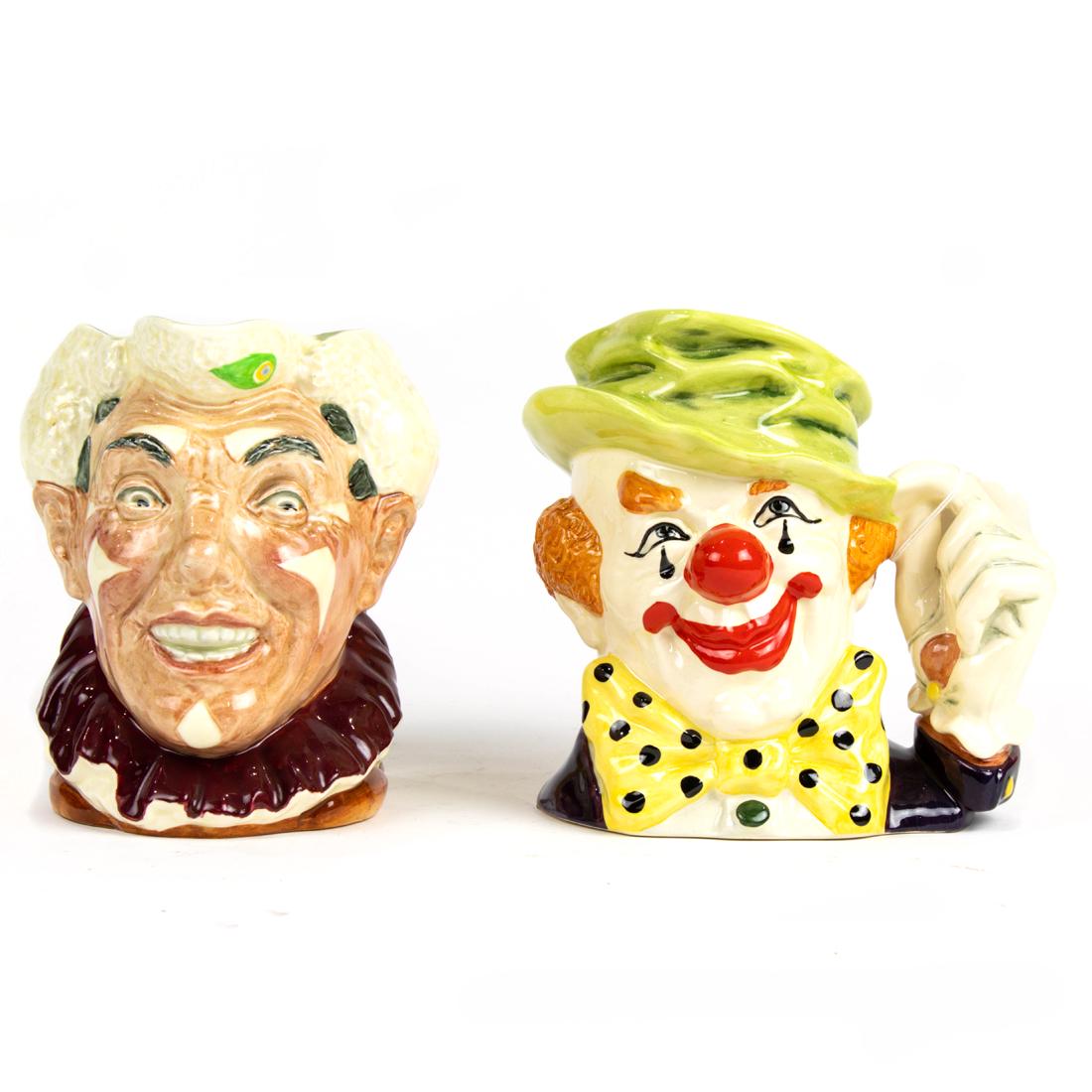 (Lot of 2) Large Royal Doulton porcelain mugs (1 of 3)