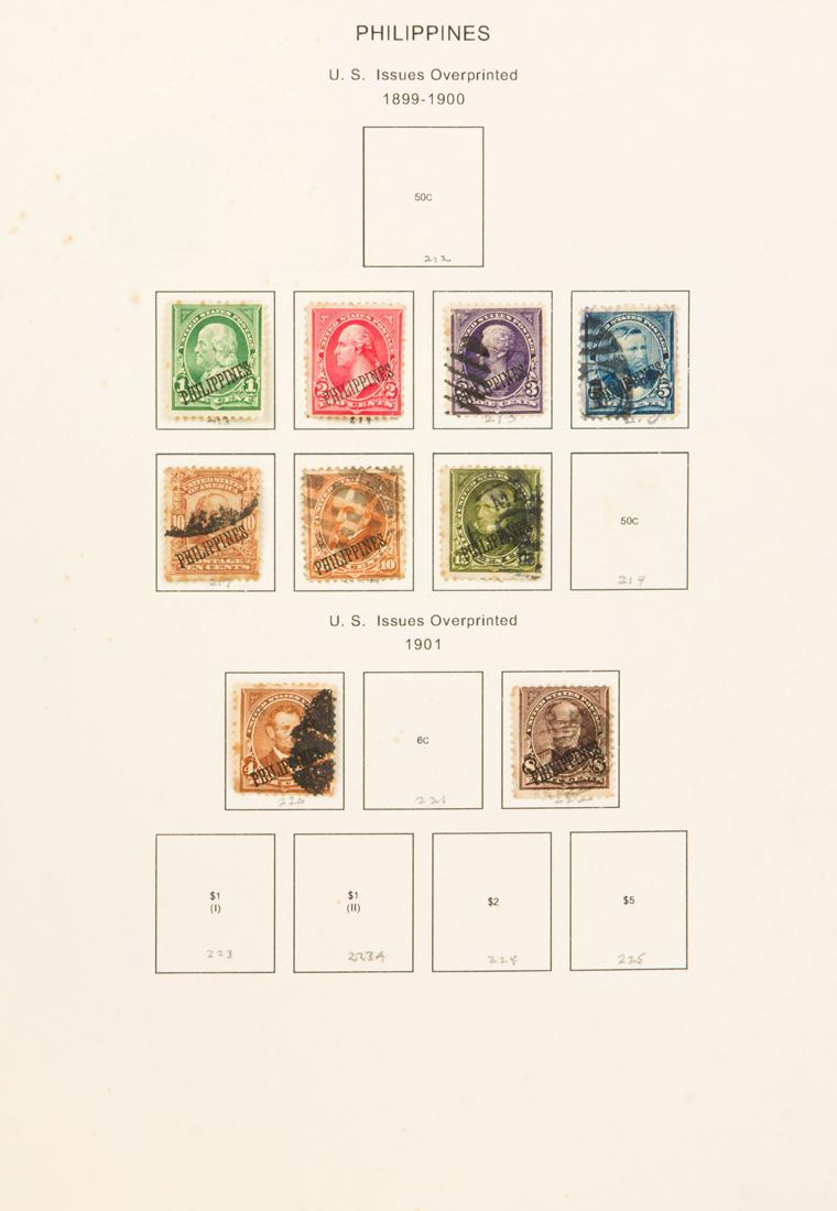 Phillipines stamp collection in two volumes spanning 1899-1976 (1 of 4)