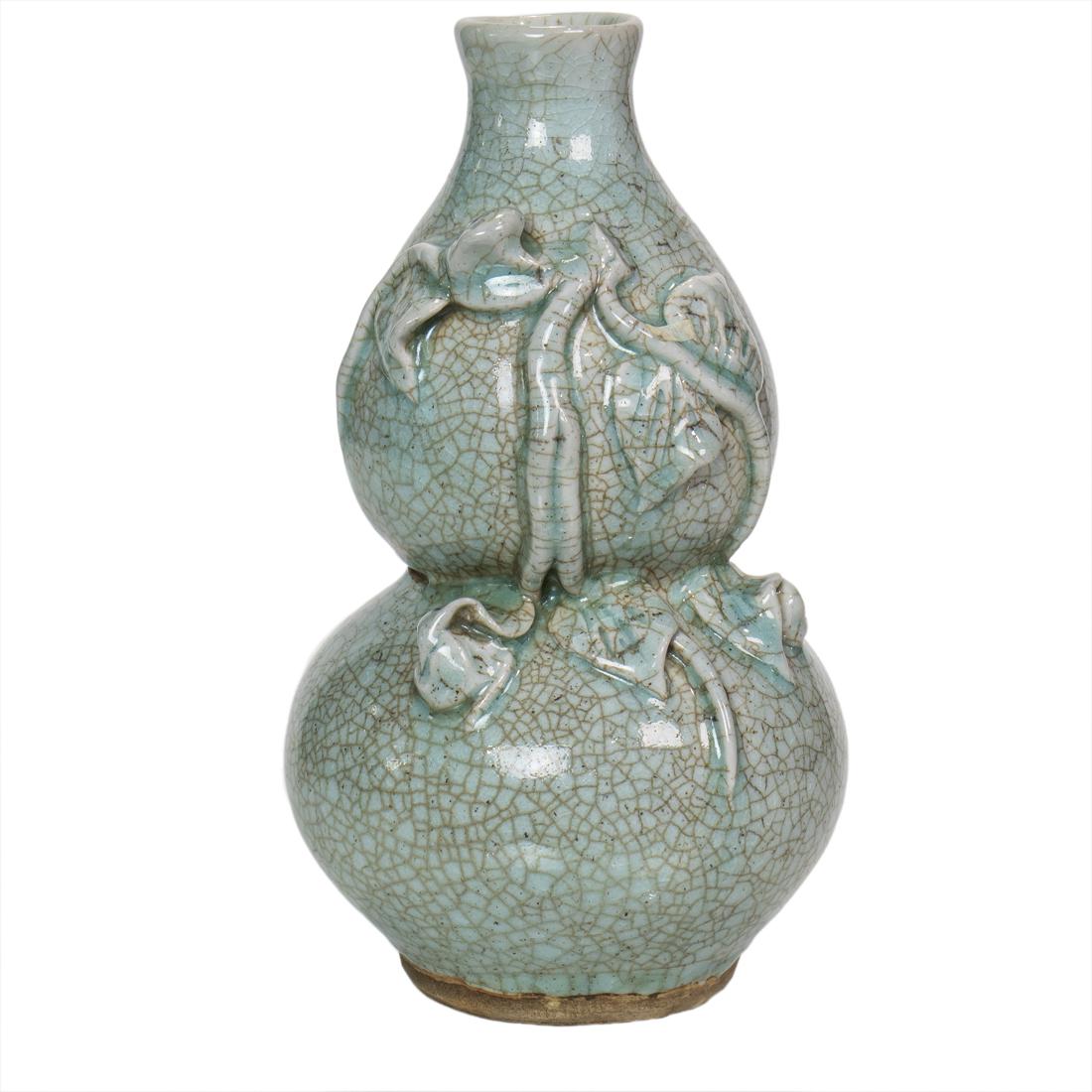 Chinese celadon crackle glazed vase (1 of 1)
