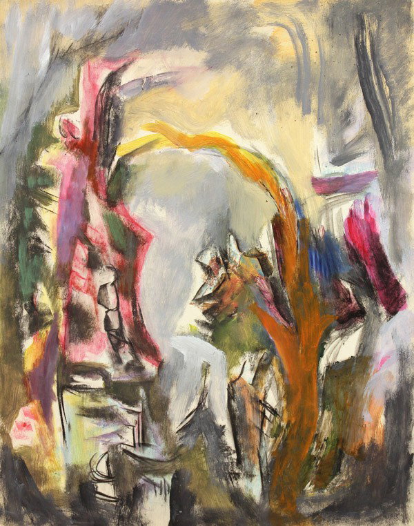 Works on Paper, Boris Deutsch: (lot of 10) Unframed works on paper, Abstracts, Portraits, Figures, and Landcapes by Boris Deutsch (Californian, 1892-1978), most signed and dated, 1920s-1970s, largest overall: 17''h x 14''w. Provena