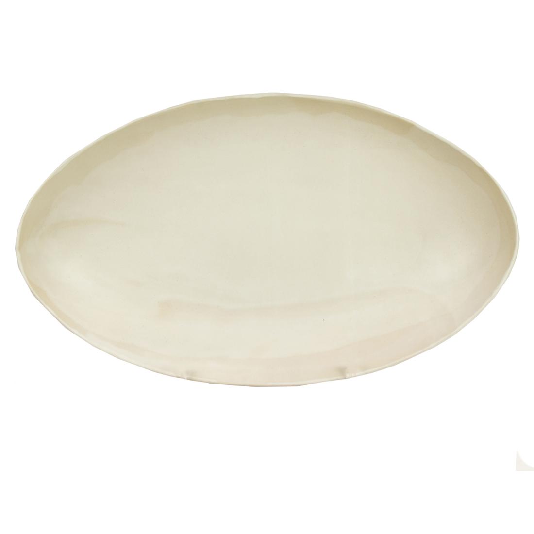 A large Christiane Perrochon ceramic oval bowl (1 of 3)