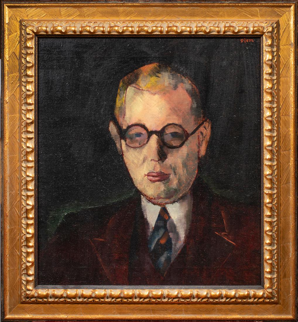 Painting, Portrait of a Man with Glasses (1 of 2)