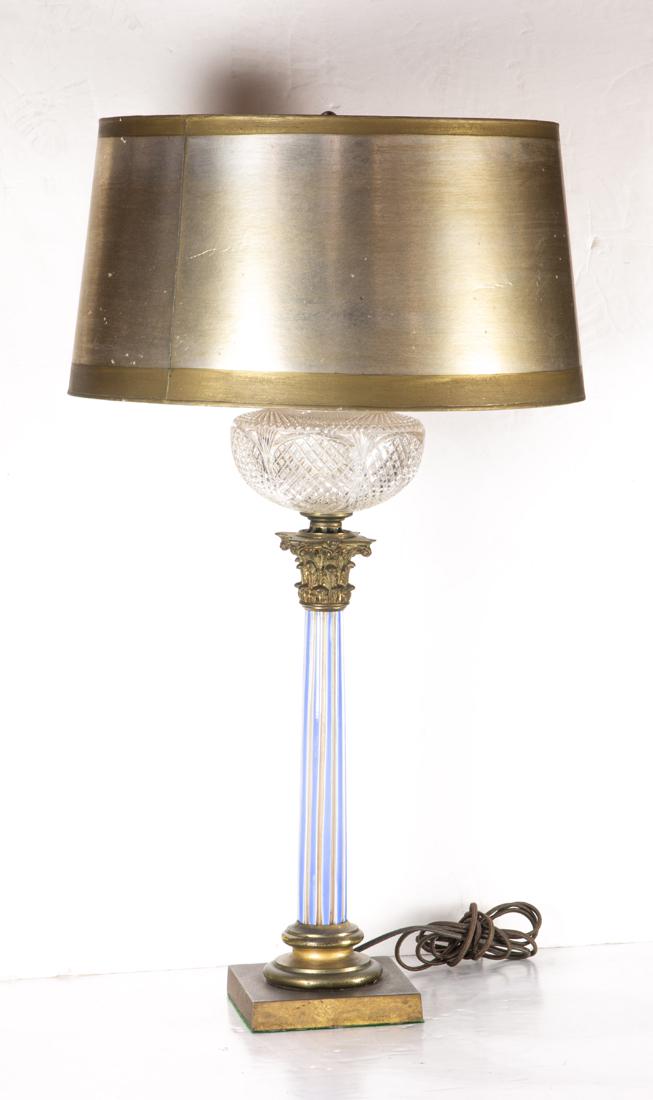 A Classical style glass table lamp (1 of 1)