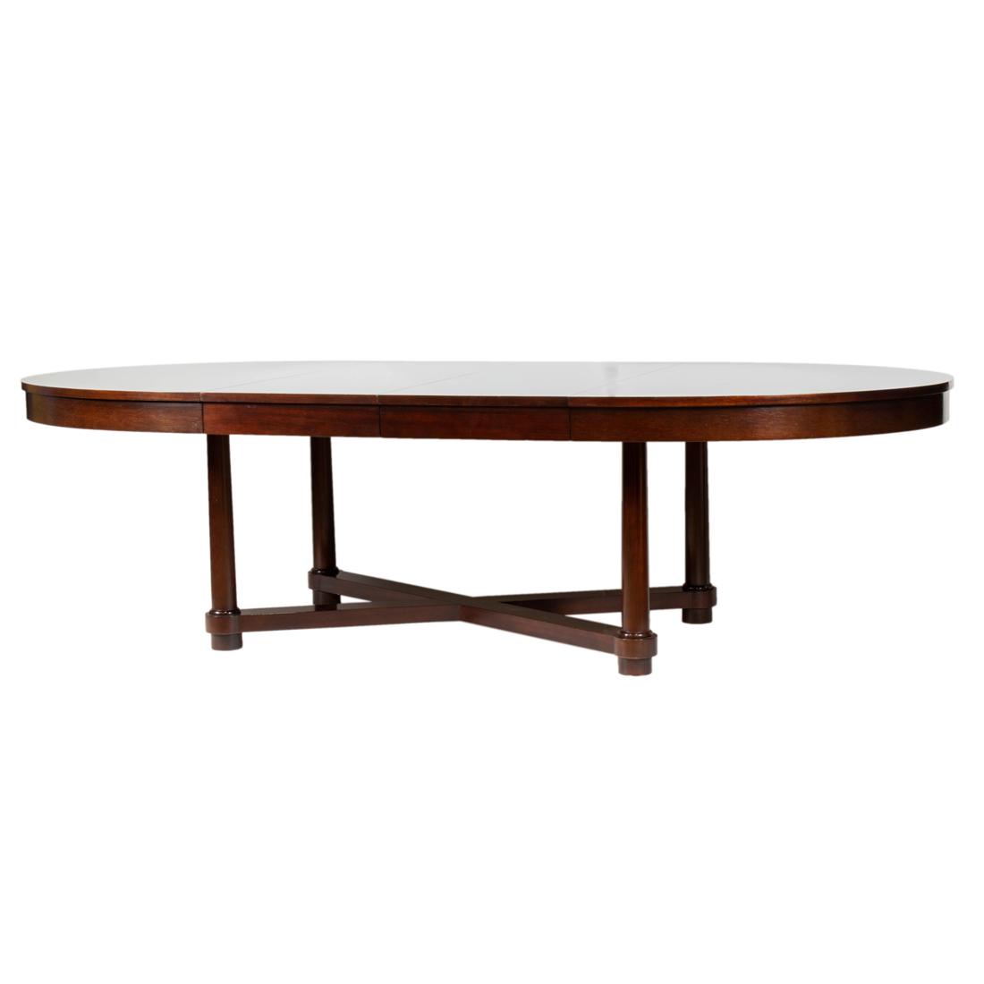 Barbara Barry for Baker mahogany dining table (1 of 3)