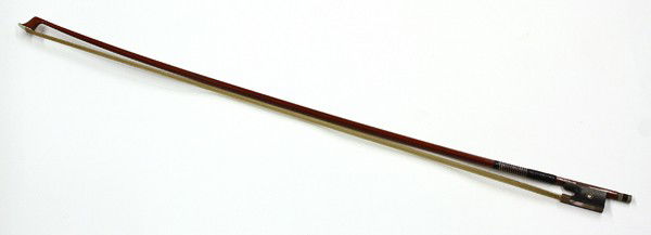 Violin bow: Violin bow, French silver mounted bow, Francois Nicolas Voirin, stamped FN Voirin, at the BVT, ebony frog, with Parisian mother of pearl eye, octagonal stick, weight 59.9 grams