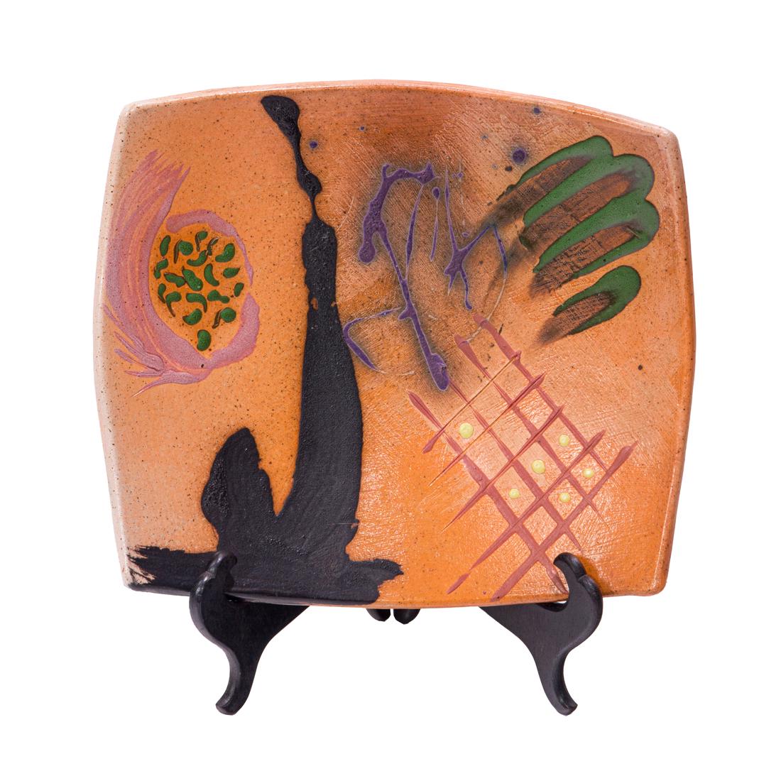 Don Reitz, Slab Bowl: Don Reitz, Slab Bowlglazed stoneware, signed, 10"d