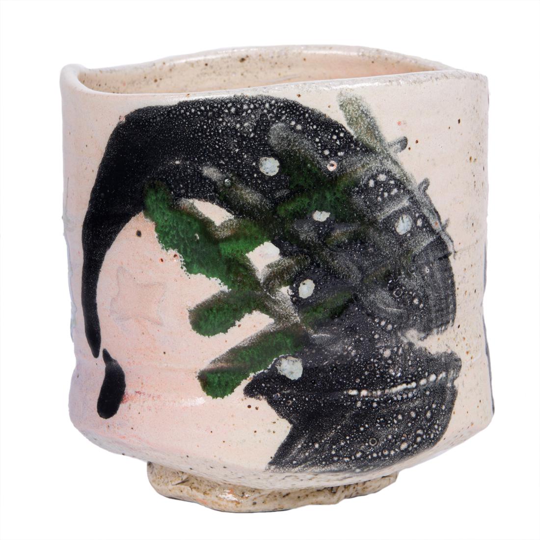 Don Reitz, Vessel: Don Reitz, Vesselglazed ceramic, signed, 4.5"h