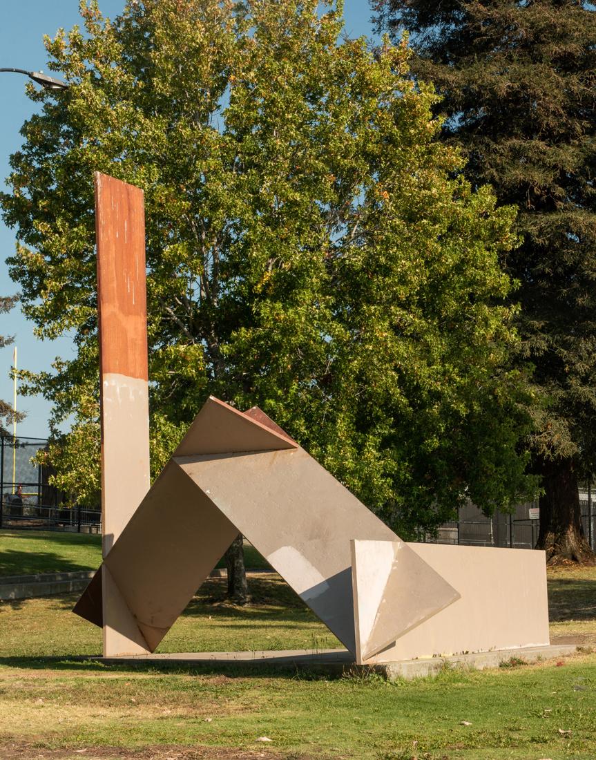 Outdoor Steel Sculpture, Peter Forakis (1 of 8)