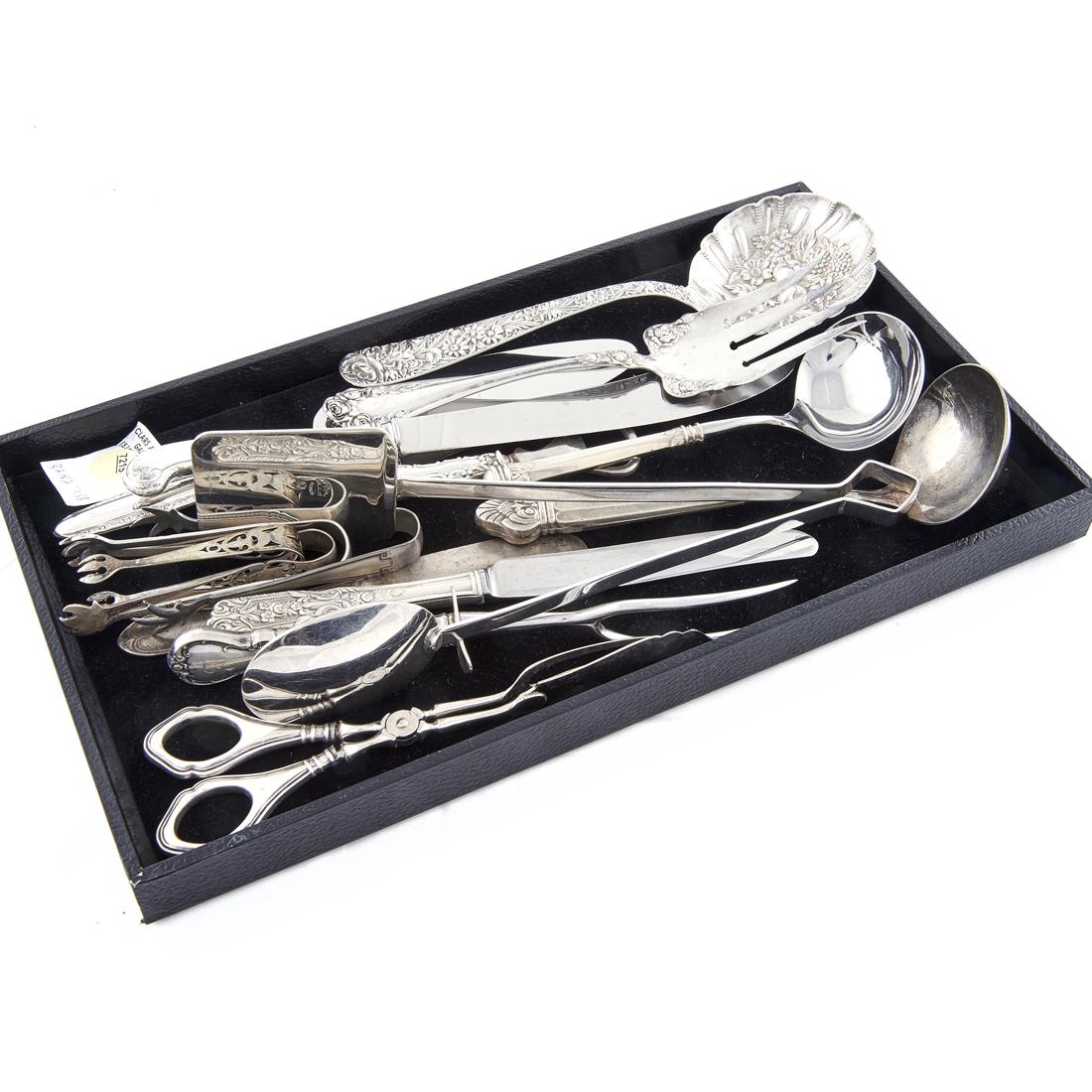 (Lot of 16) Mostly sterling serving pieces, including a S (1 of 1)