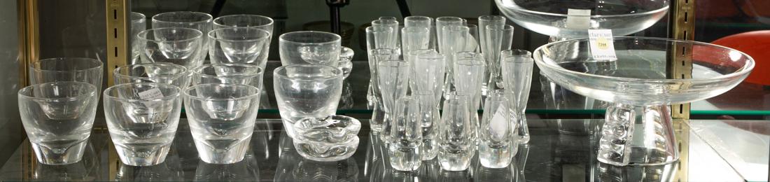 (Lot of 24) Collection of Steuben glass (1 of 1)
