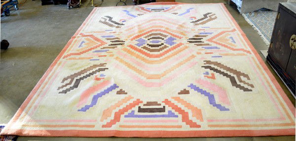 Edward Fields rug: Edward Fields moderne geometric rug, 11' x 14'2"