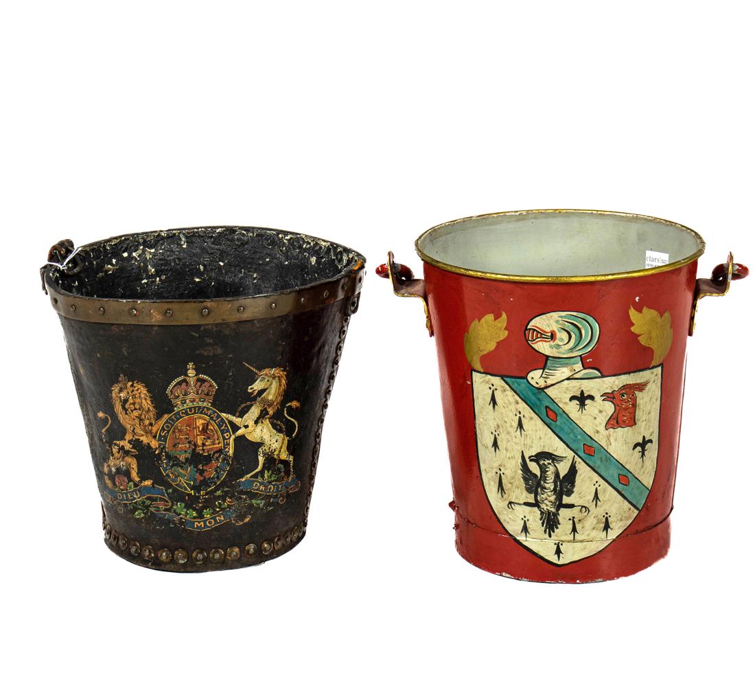 (Lot of 2) Fire buckets (1 of 2)