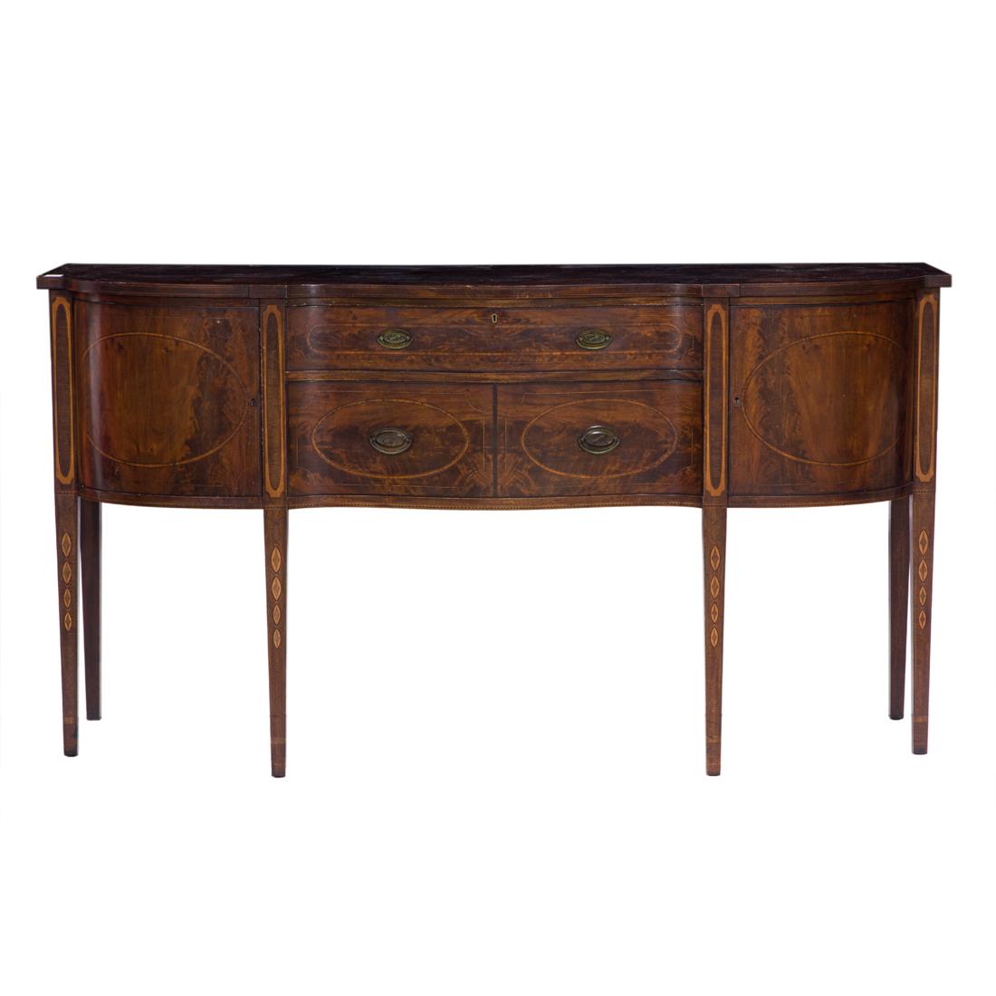 A Georgian inlaid mahogany sideboard circa 180 (1 of 3)