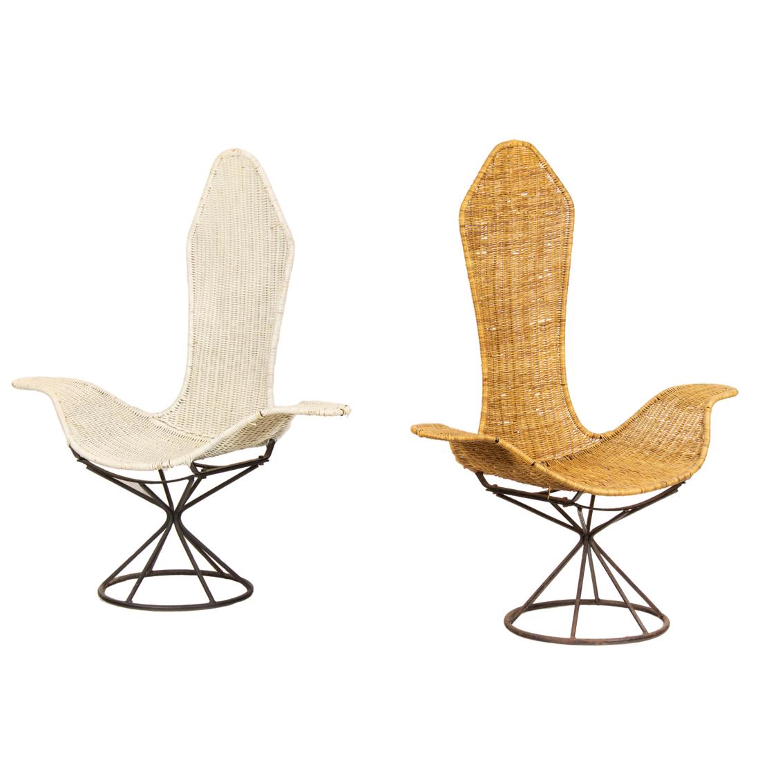 Danny Ho Fong; Tropi-Cali, Wave Chairs, pair (1 of 3)