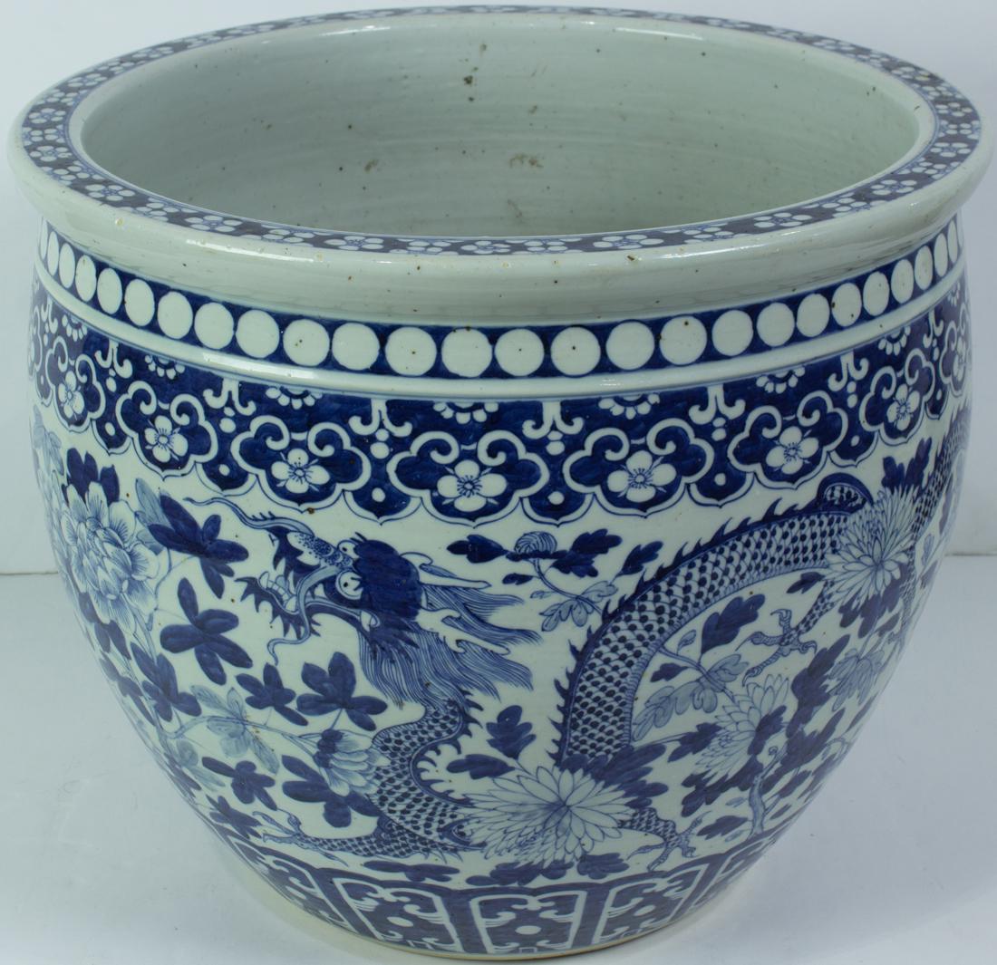 Underglaze blue fish bowl (1 of 2)