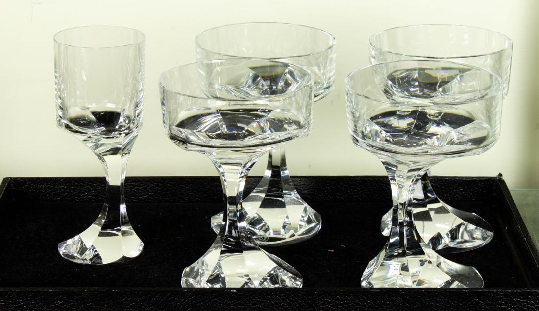 (Set of 5) Baccarat Narcisse glasses (1 of 1)