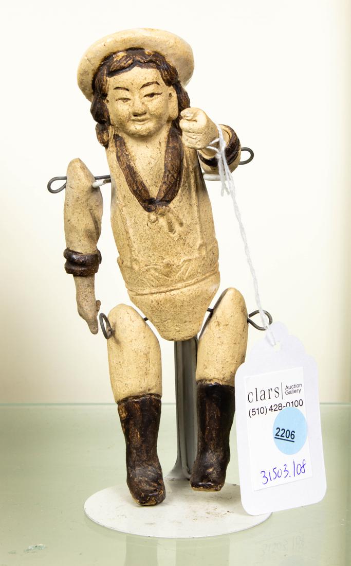 Japanese articulated bisque doll of female sailor on a modern stand 7 (1 of 1)
