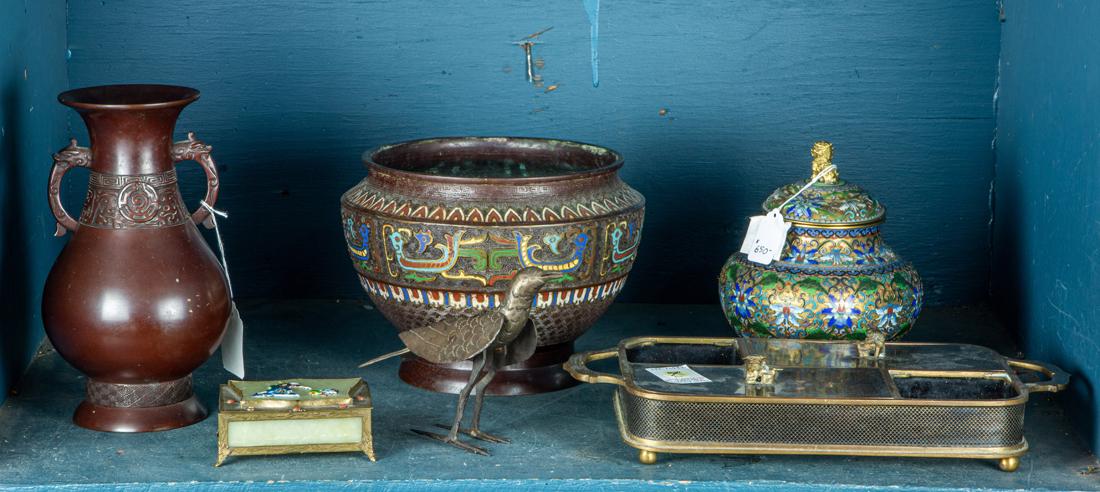 One bin including Asian decorative art (1 of 1)