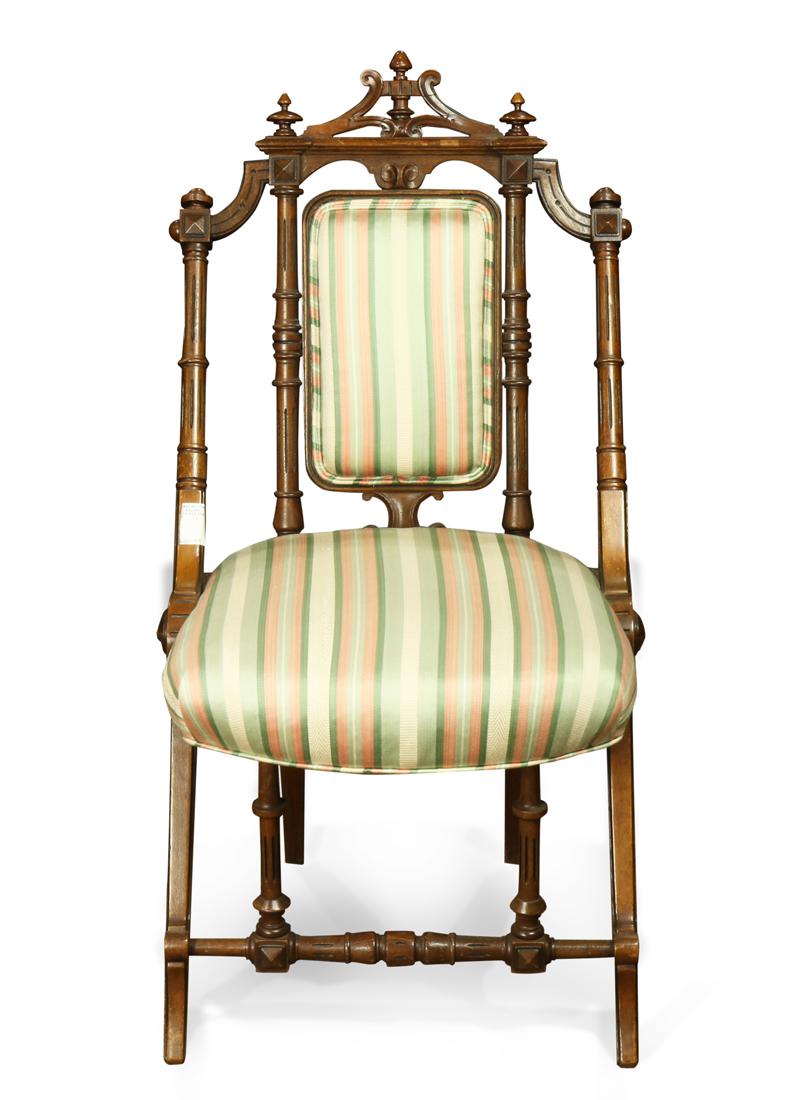 George Hunzinger walnut parlor chair (1 of 5)