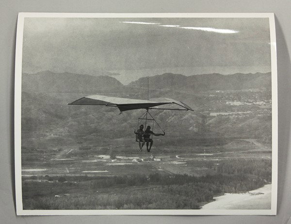 Photographs by Leroy Grannis: (Lot of 20) Unframed gelatin silver prints, Hang-Gliding, including locations; California, North Carolina, Michigan, Kossen (Austria), and Medal Ceremony, by Leroy Grannis (Californian, 1917-2011), mo