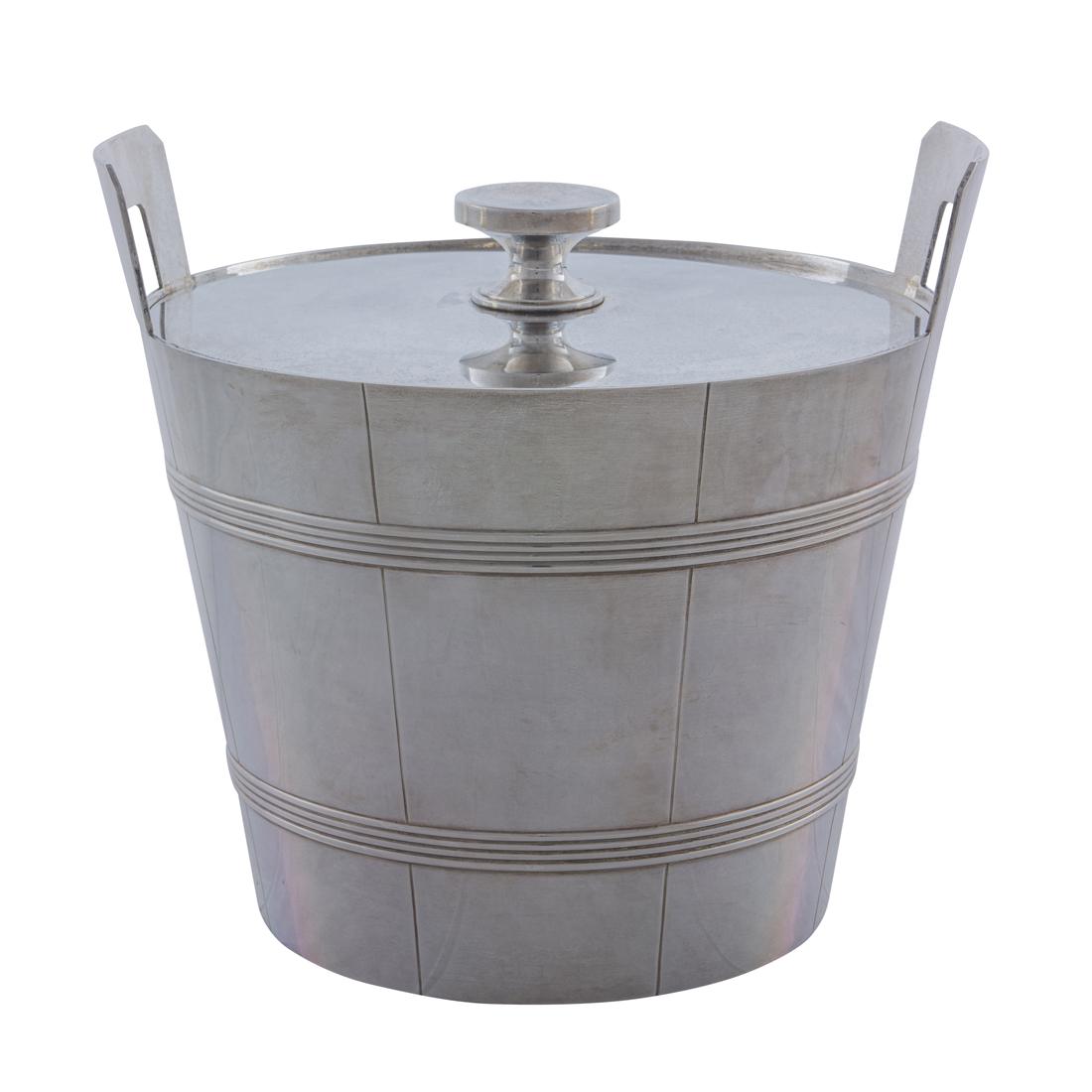 A Queen Elizabeth sterling ice bucket, circa 1963 (1 of 3)