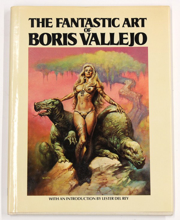 Borris Vallejo & Edgar Rice Burroughs books: (lot of 2) Two associated illustration books, including an autographed and inscribed copy of The Fantastic Art of Boris Vallejo, Del Rey Book, 1978; together with three volumes of The Edgar Rice Burro