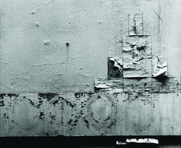 Photograph, Aaron Siskind, Chicago 1960: Unframed gelatin silver print, ''Chicago 27,'' 1960, by Aaron Siskind (American, 1903-1991), signed, dated and titled verso, print: 13.5''h x 16.5''w