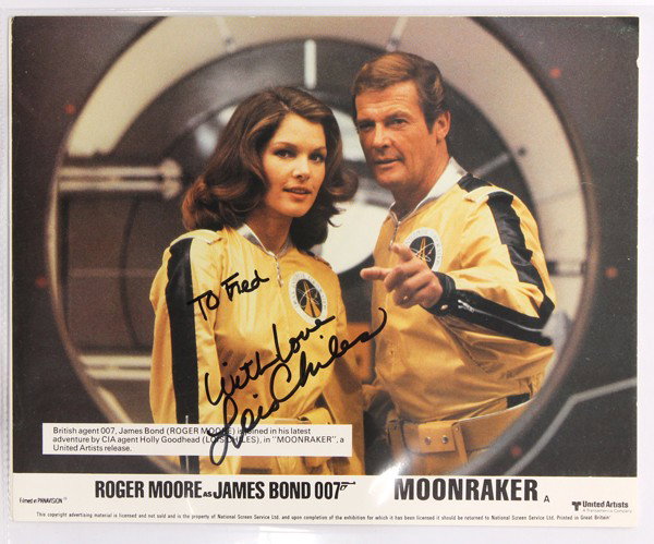 Autographed movie star photographs: (lot of 20) Associated autographed movie star photographs, including Maria Brllo, Paula Trickey, Lois Chiles, Leslie Mann, AnnaLynne McCord, Jill Clayburgh, Julie McCullough, etc. Each photograph meas