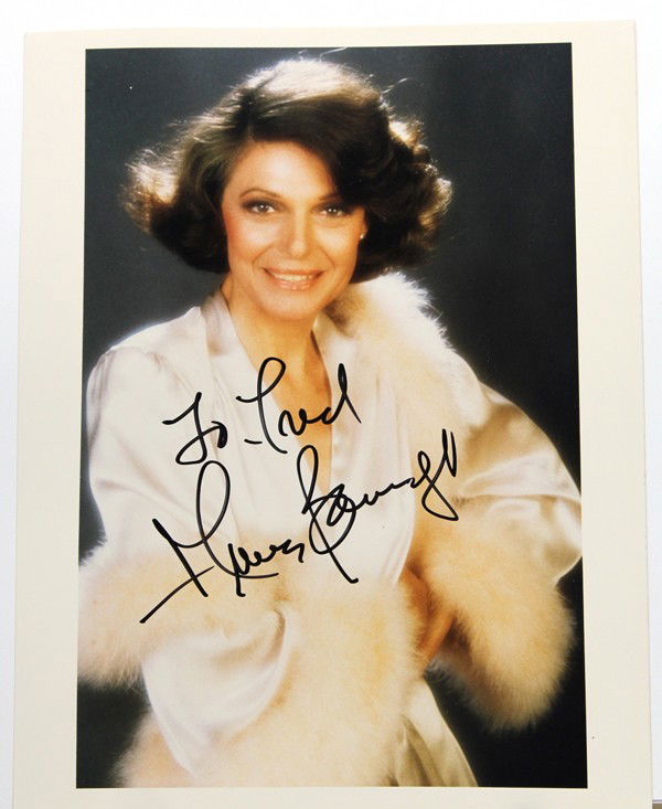 Autographed movie star photographs: (lot of 20) Associated autographed movie star photographs, including Kim Basinger, Joseph Bologna, Michael Bay, Peter Boyle, Milton Berle, etc., each photograph 10'' x 8''