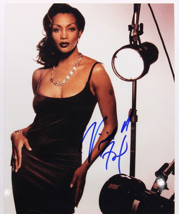 Autographed movie star photographs: (lot of 20) Associated autographed movie star photographs, including Vivica Fox, Norman Fell, Joely Fisher, 4 of Sally Field, Rhonda Fleming, Antonio Fargas, etc. each photograph measures 10'' x 8''