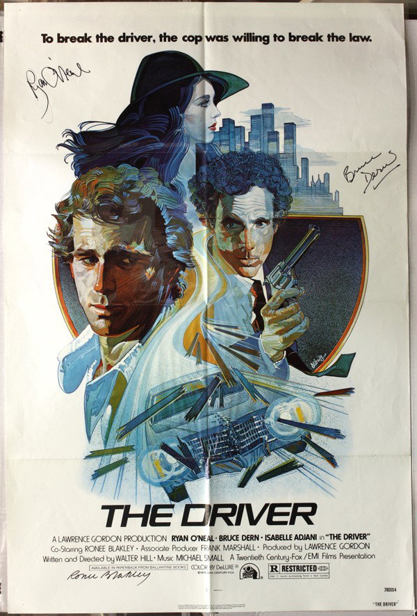 Autographed Movie Posters, Action: (lot of 8) Unframed autographed movie posters including: ''Magnum Force'' signed by Hal Holbrook, Robert Urich, John Mitchum, Ted Posi and others; ''Chandler'' signed by Paul Magwood; ''Gold'' signed 