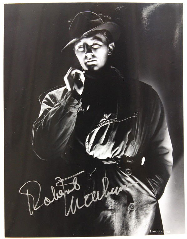 Autographed movie star photographs: (lot of 20) Associated autographed movie star photographs, including 13 of Robert Mitchum, Denise Nicholas, Diane Neal, Willie Nelson, Jack Nicholson, etc., worth inspection, each photograph measures