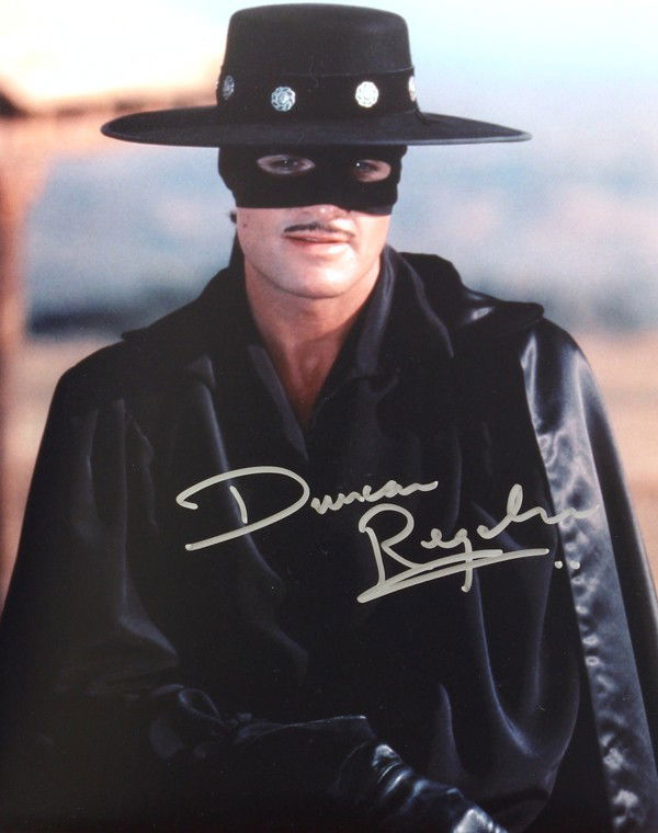 Autographed movie star photographs: (lot of 20) Associated autographed movie star photographs, including William Reynolds, Kim Raver, Kelly Rutherford, Duncan Regehr, Tanya Roberts, etc., worth inspection, each photograph measures 10''