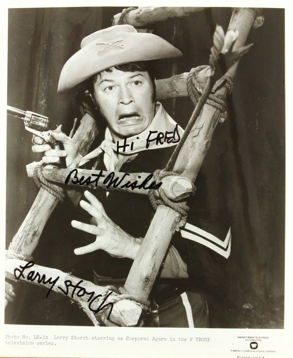 Autographed movie star photographs: (lot of 20) Associated autographed movie star photographs, including Lizabeth Scott, Joanna Shimkus, Larry Storch, Martin Sheen, Maggie Smith, etc., each photograph measures 10'' x 8''