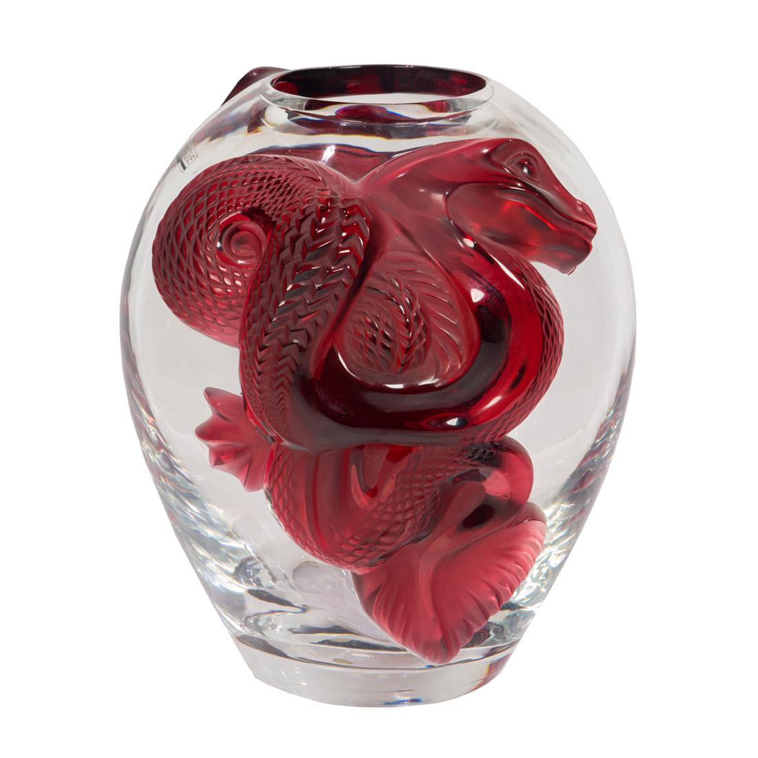 Lalique, Dragon Vase (1 of 5)