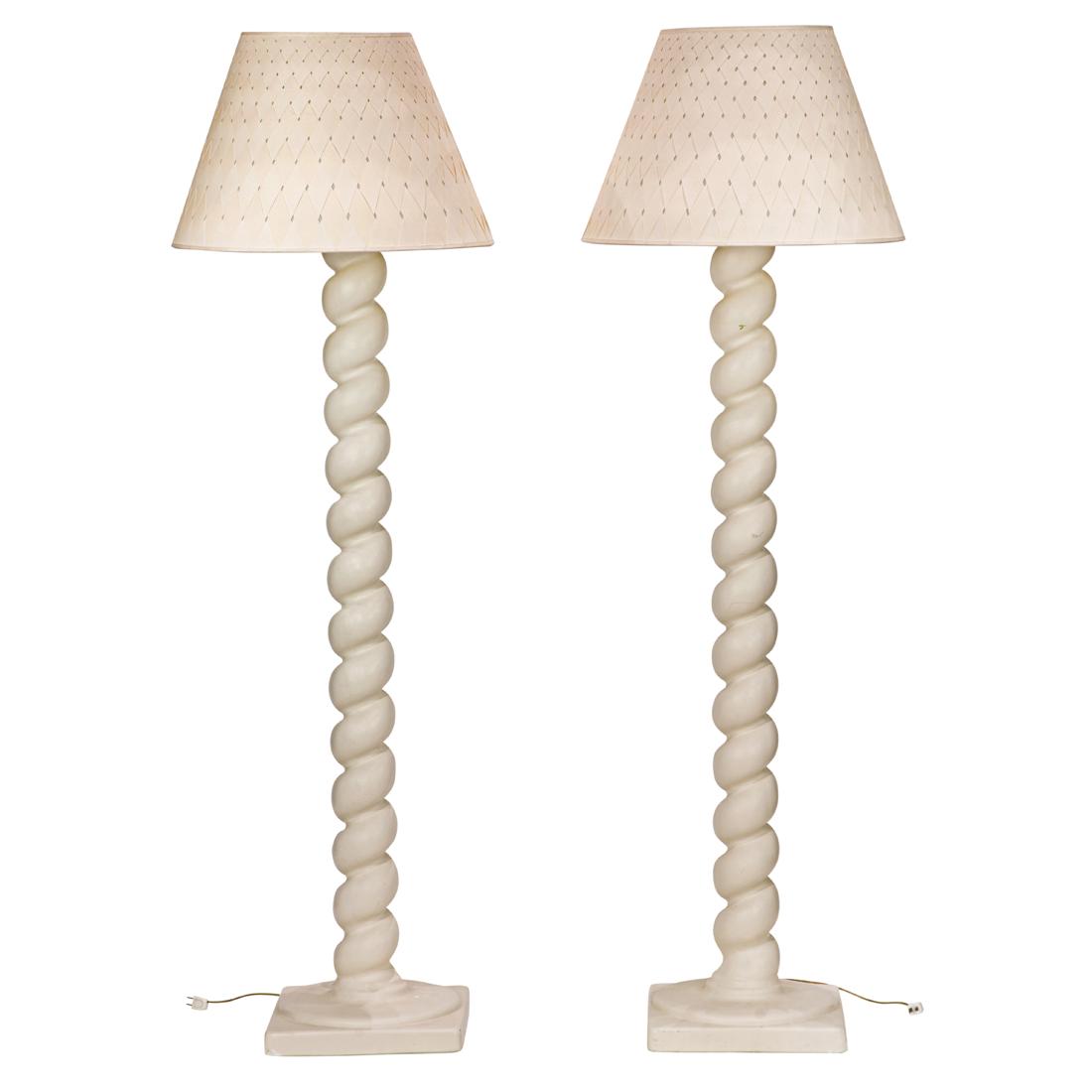 Michael Taylor, Spiral Floor Lamps, Pair (1 of 2)