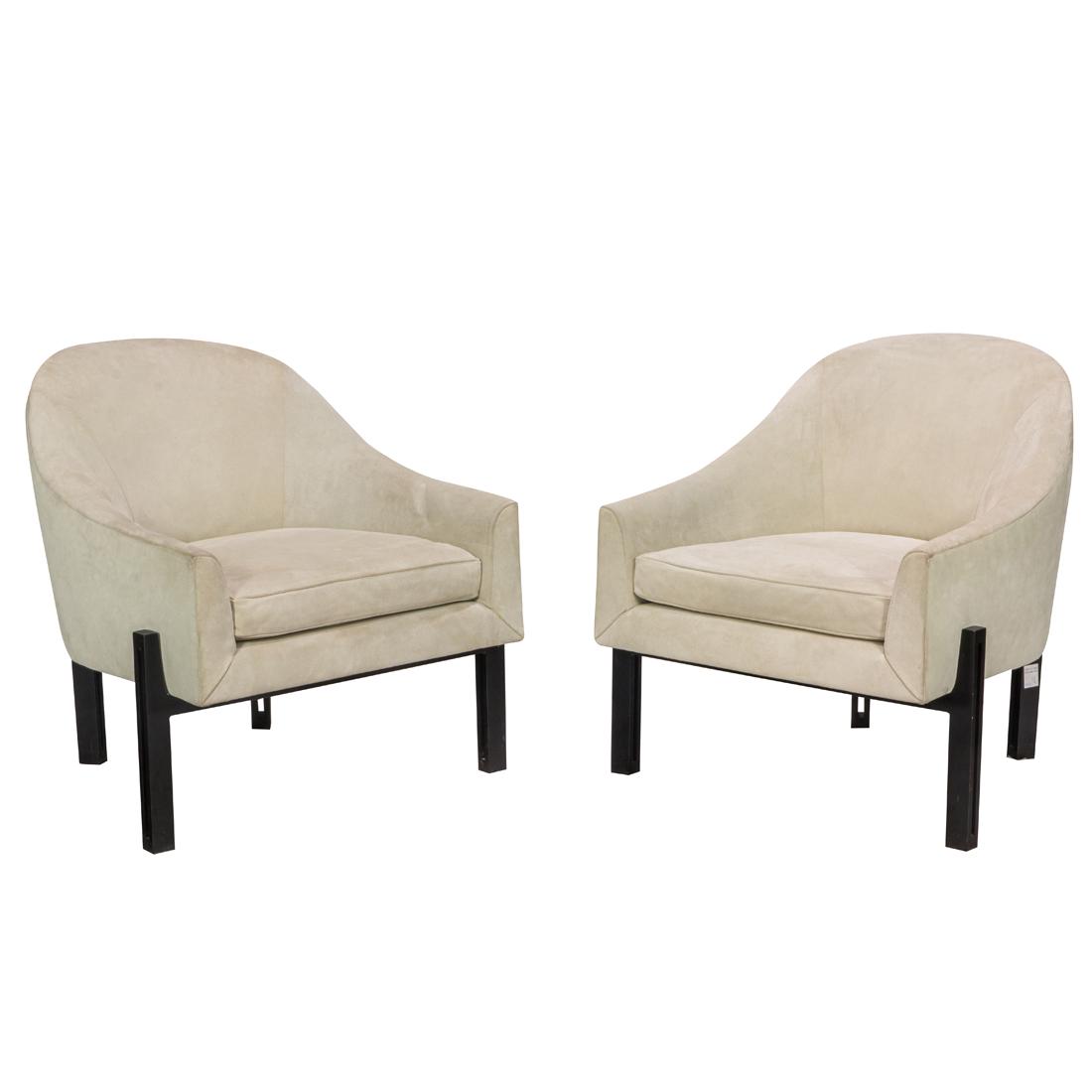 Contemporary, Lounge Chairs, Pair (1 of 3)
