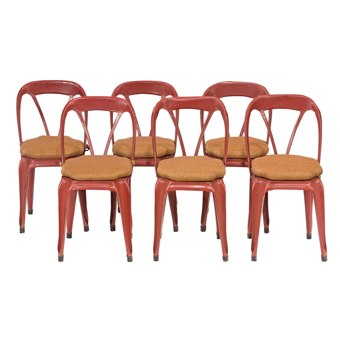 Joseph Mathieu Style, Bistro Chairs, Suite of Six (1 of 3)