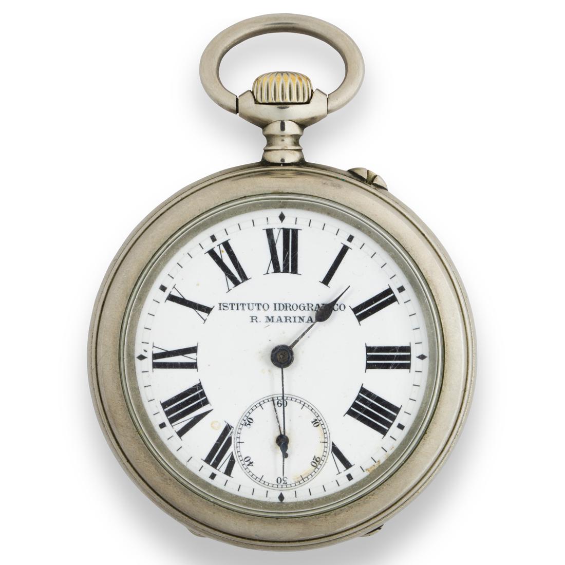 A keyless deck watch, Istituto Idrografico R. Marina, Longines (1 of 2)