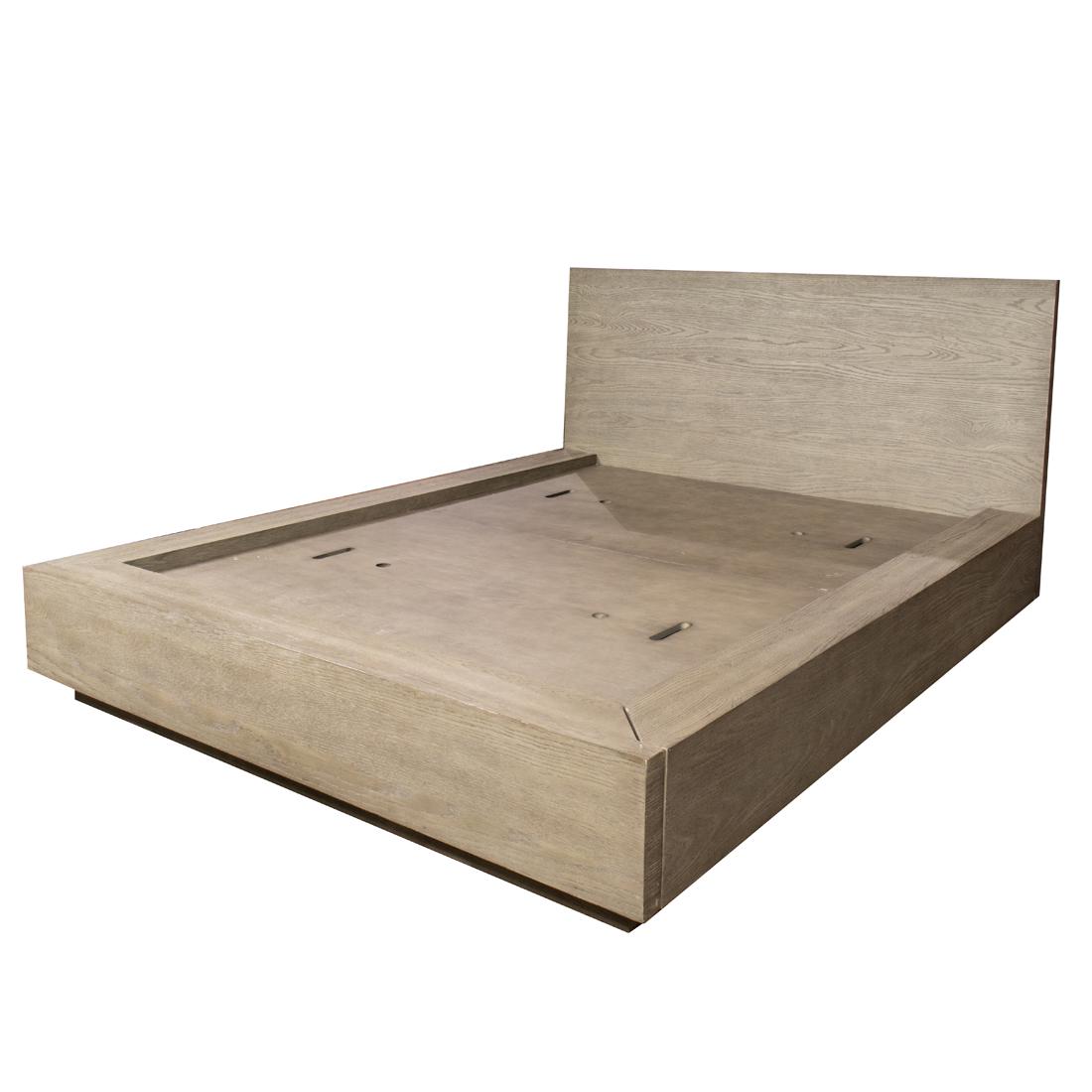A Restoration Hardware Machinto Platform Bed